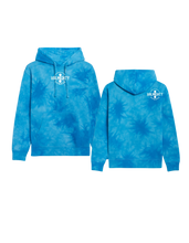 Load image into Gallery viewer, BeAlmighty Small Logo Midweight Tie Dyed Hoodie