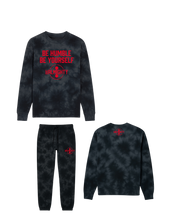 Load image into Gallery viewer, Be Humble Be Yourself Midweight Tie Dyed Crewneck Sweater Jogger Set