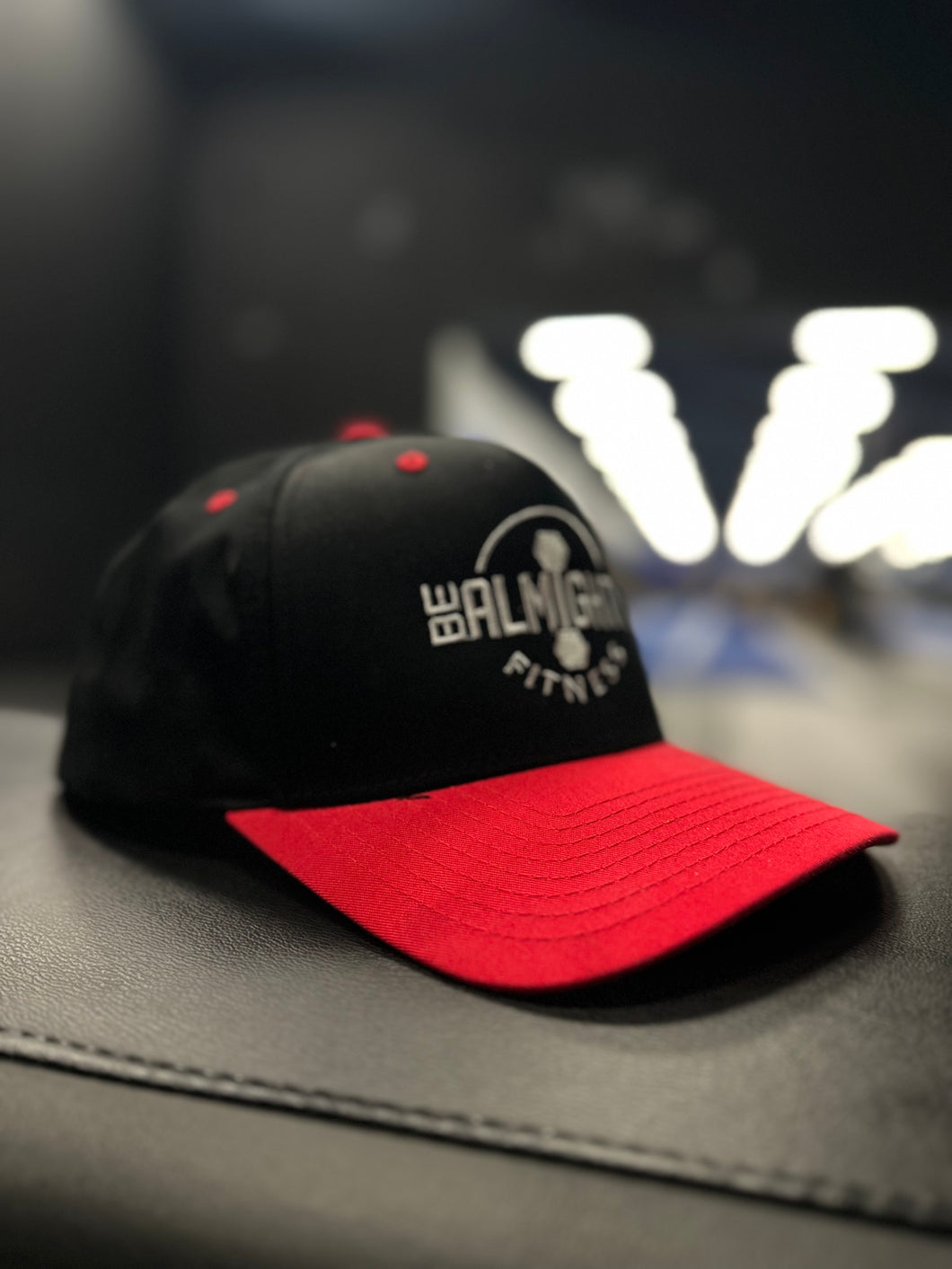 BeAlmighty Classic Logo Mid Profile Structured 5 Panel Curved Bill SnapBack Cap