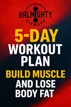 Load image into Gallery viewer, 6-8 Week Training Program to Build Muscle 
&amp; Cut Body Fat
5 Day Split