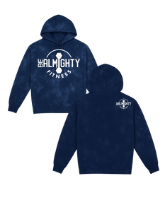 BeAlmighty Big Logo Midweight Tie Dyed Hoodie
