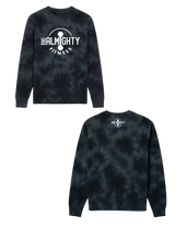 Load image into Gallery viewer, BeAlmighty Big Logo Midweight Tie Dyed Crewneck Sweater