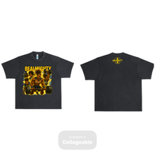 Load image into Gallery viewer, BeAlmighty Black Anime Power Group Heavyweight T Shirt