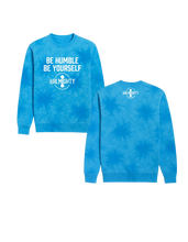 Load image into Gallery viewer, Be Humble Be Yourself Midweight Tie Dyed Crewneck Sweater