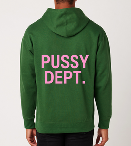 Left Chest Pussy Dept. Heavy Hoodie.
