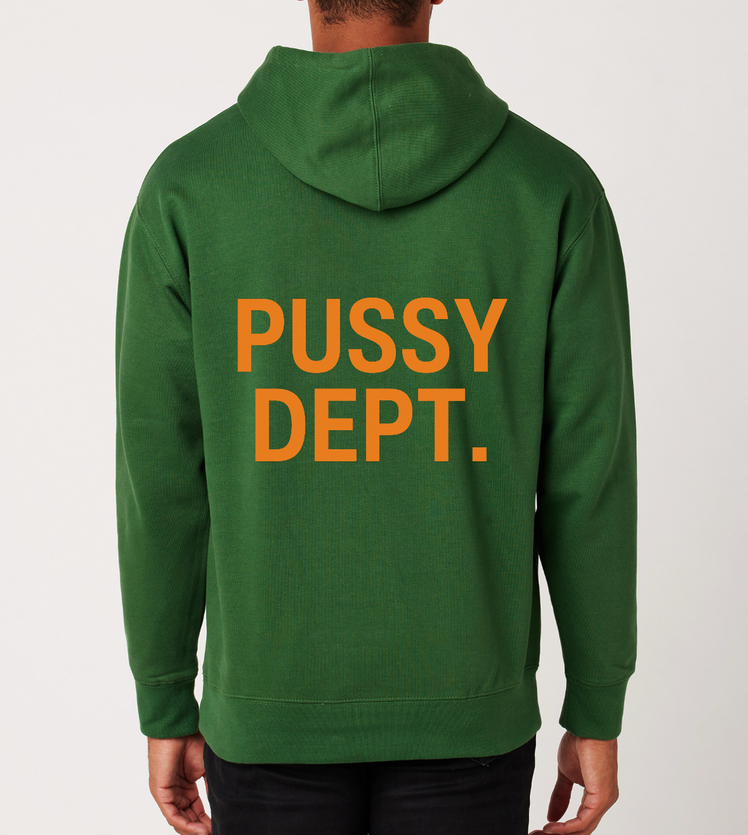 Left Chest Pussy Dept. Heavy Hoodie.