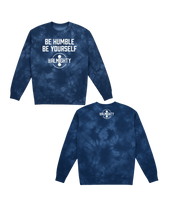 Load image into Gallery viewer, Be Humble Be Yourself Midweight Tie Dyed Crewneck Sweater