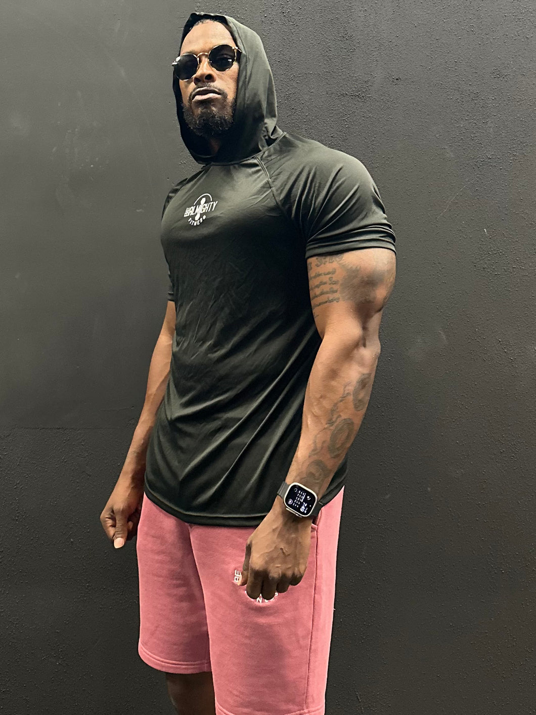 BeAlmighty Cooling Performance Short Sleeve Hooded Tee