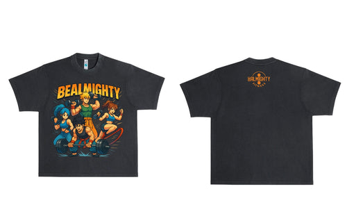 BeAlmighty Anime Group Workout Heavyweight T-Shirt