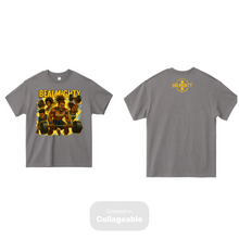 Load image into Gallery viewer, BeAlmighty Black Anime Power Group Heavyweight T Shirt