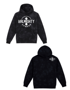 BeAlmighty Big Logo Midweight Tie Dyed Hoodie