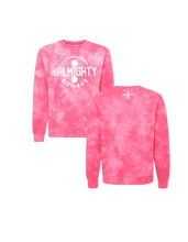 Load image into Gallery viewer, BeAlmighty Big Logo Midweight Tie Dyed Crewneck Sweater