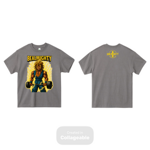 BeAlmighty Black Anime Super Sayin Heavyweight T Shirt