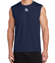 Load image into Gallery viewer, BeAlmighty Small Icon Logo Sleeveless Competitor Tee