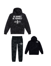 Load image into Gallery viewer, Be Humble Be Yourself Midweight Tie Dyed Hoodie Jogger Set