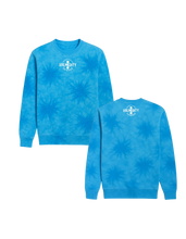 Load image into Gallery viewer, BeAlmighty Small Logo Midweight Tie Dyed Crewneck Sweater