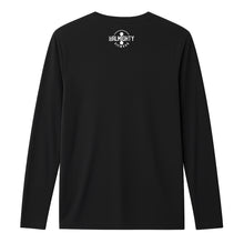 Load image into Gallery viewer, Quit Bullshittin &amp; Get Off Yo Ass Black Long Sleeve Dri-Fit Competitor T Shirt