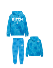 Load image into Gallery viewer, Don’t Be A Bitch All Ya Life Midweight Tie Dyed Hoodie Jogger Set
