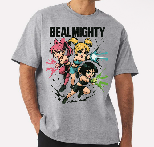 BeAlmighty Power Puff Girls Blast Heavyweight T Shirt