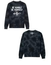 Load image into Gallery viewer, Be Humble Be Yourself Midweight Tie Dyed Crewneck Sweater