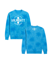 Load image into Gallery viewer, BeAlmighty Big Logo Midweight Tie Dyed Crewneck Sweater