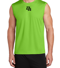Load image into Gallery viewer, BeAlmighty Small Icon Logo Sleeveless Competitor Tee