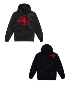 BeAlmighty Big Logo Midweight Tie Dyed Hoodie