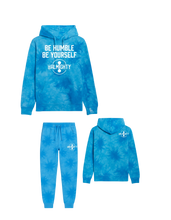 Load image into Gallery viewer, Be Humble Be Yourself Midweight Tie Dyed Hoodie Jogger Set
