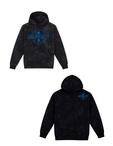 BeAlmighty Big Logo Midweight Tie Dyed Hoodie