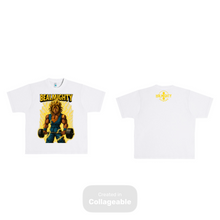 Load image into Gallery viewer, BeAlmighty Black Anime Super Sayin Heavyweight T Shirt