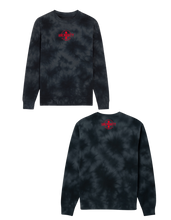 Load image into Gallery viewer, BeAlmighty Small Logo Midweight Tie Dyed Crewneck Sweater