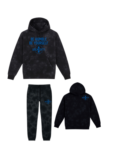 Be Humble Be Yourself Midweight Tie Dyed Hoodie Jogger Set