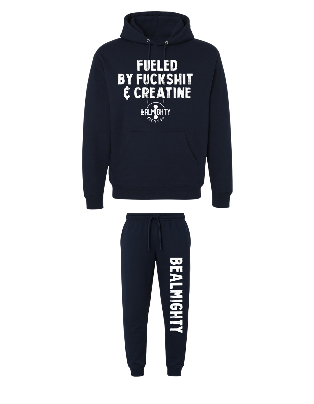 Fueled By Fuck Shit & Creatine Jogger Set