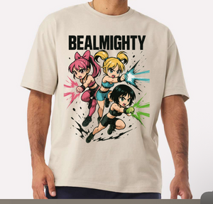 BeAlmighty Power Puff Girls Blast Heavyweight T Shirt
