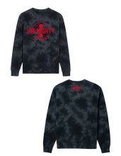 Load image into Gallery viewer, BeAlmighty Big Logo Midweight Tie Dyed Crewneck Sweater