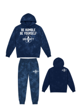 Load image into Gallery viewer, Be Humble Be Yourself Midweight Tie Dyed Hoodie Jogger Set