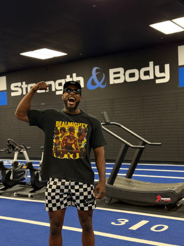 BeAlmighty Black Anime Power Group Heavyweight T Shirt