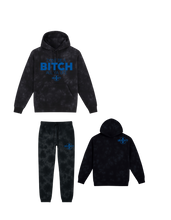 Load image into Gallery viewer, Don’t Be A Bitch All Ya Life Midweight Tie Dyed Hoodie Jogger Set