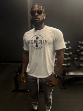 Load image into Gallery viewer, BeAlmighty Classic Logo Posi Charge Tri-Blend Wicking Raglan Tee