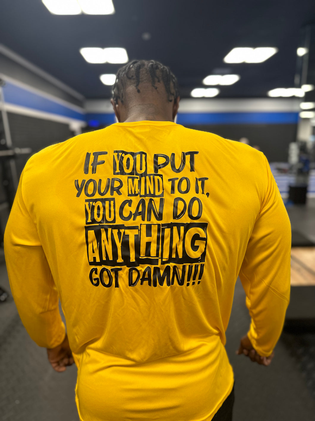 If You Put Your Mind To It BeAlmighty Classic Logo Long Sleeve Dri-Fit Competitor T Shirt