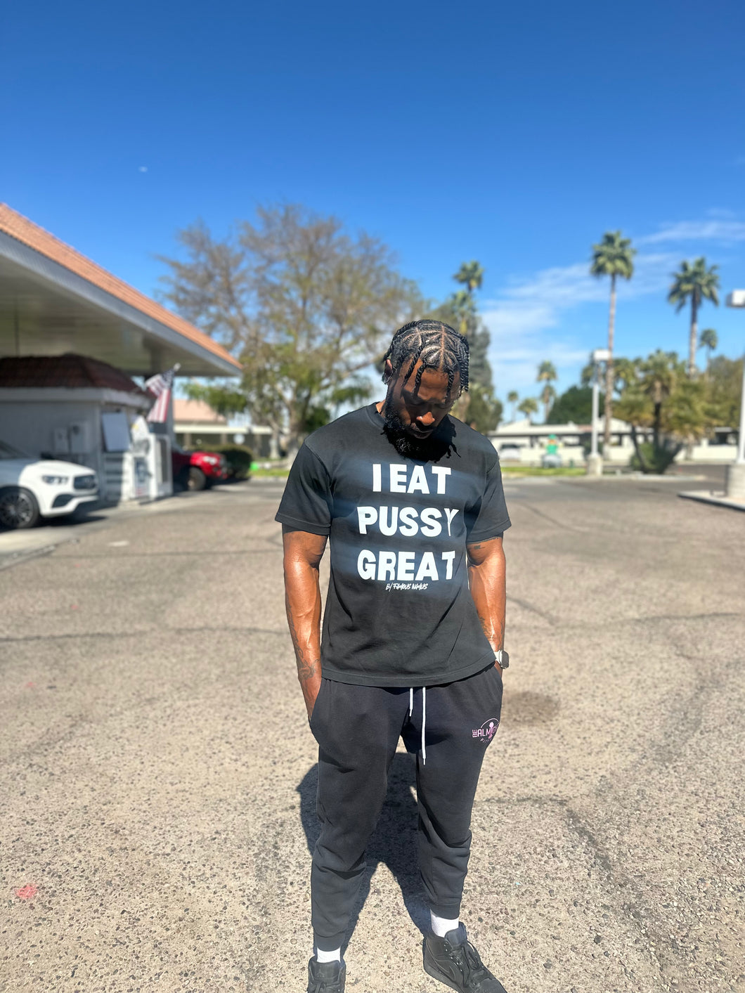 I Eat Pussy Great/ Squirt On My Face Heavyweight T Shirt