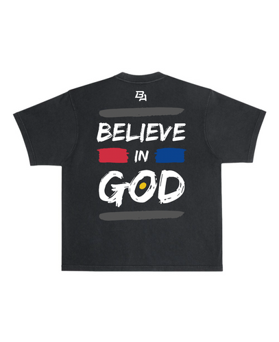 Believe In God Heavyweight T Shirt