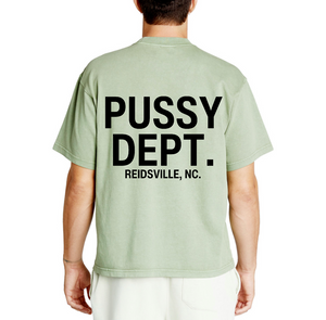 Left Chest Pussy Dept. Heavy T Shirt.
