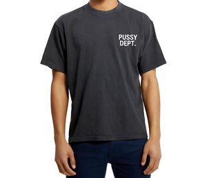 Left Chest Pussy Dept. Heavy T Shirt.