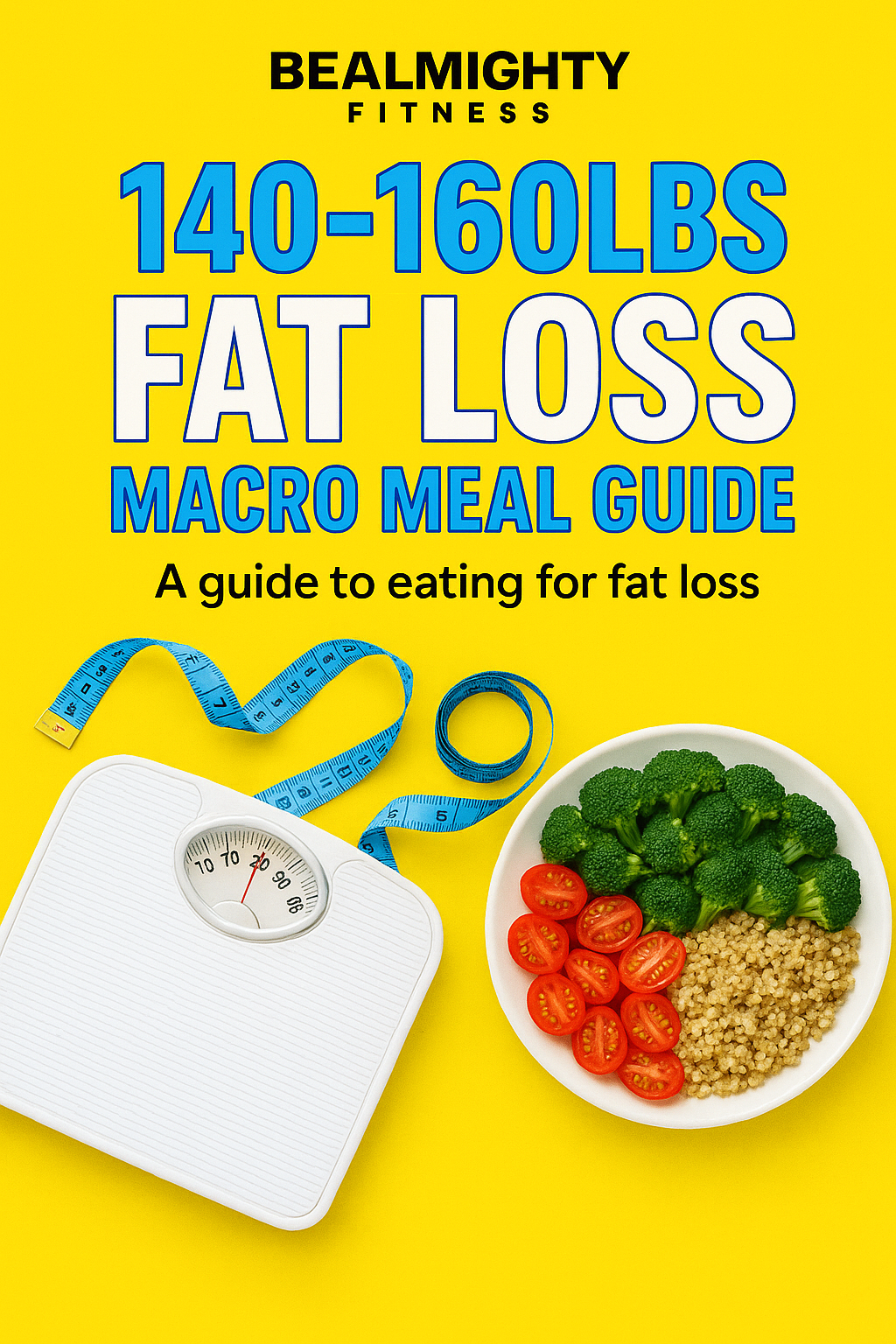 140lbs- 160lbs Fat Loss Macro Meal Guide