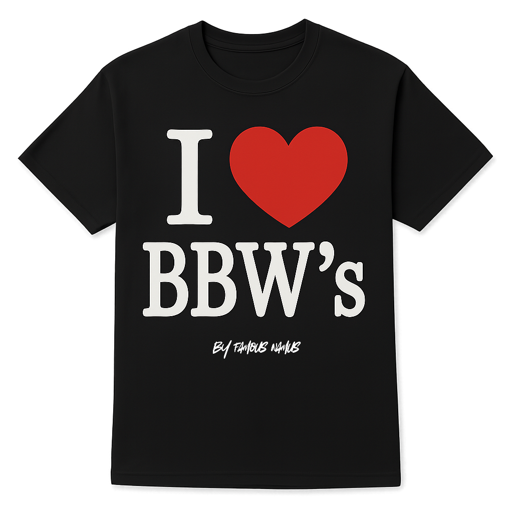 I ❤️ BBW’s T shirt