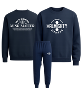 Load image into Gallery viewer, Mind Over Matter BeAlmighty  Ultimate Crewneck Jogger Set