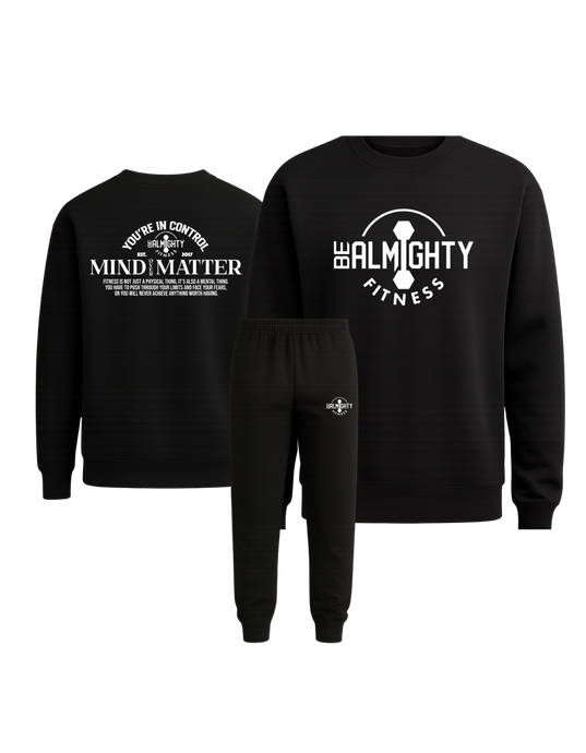 Mind Over Matter BeAlmighty  Ultimate Crewneck Jogger Set