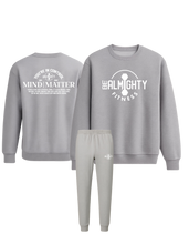 Load image into Gallery viewer, Mind Over Matter BeAlmighty  Ultimate Crewneck Jogger Set