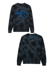 Load image into Gallery viewer, BeAlmighty Big Logo Midweight Tie Dyed Crewneck Sweater